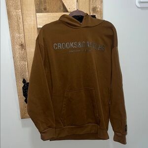 Crooks & Castles brown hoodie